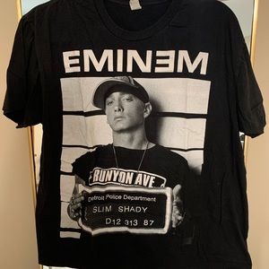 Unisex Eminem Mug Shot Tshirt